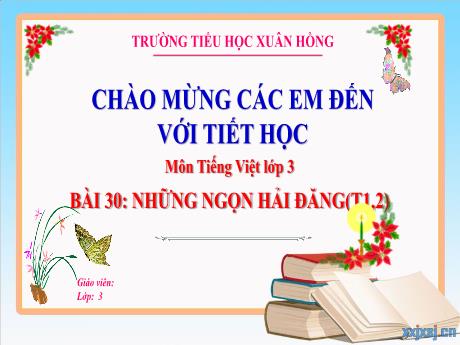 Bài giảng Tiếng Việt 3 (Kết nối tri thức) - Bài 30: Những ngọn Hải Đăng (Tiết 1+2) - Năm học 2023-2024 - Hoàng Thị Dung