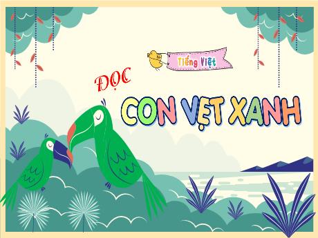 Bài giảng Tiếng Việt 3 (Kết nối tri thức) - Bài (Đọc): Con vẹt xanh - Năm học 2023-2024 - Trần Thị Hồng Hạnh