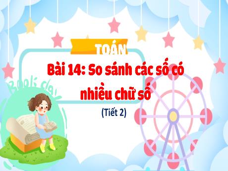 Bài giảng Toán 3 (Kết nối tri thức) - Bài 14: So sánh các số có nhiều chữ số (Tiết 2) - Năm học 2023-2024 - Trần Thị Hồng Hạnh