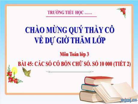 Bài giảng Toán 3 (Kết nối tri thức) - Bài 45: Các số có bốn chữ số. Số 10 000 (Tiết 2) - Năm học 2023-2024 - Trần Thị Hương