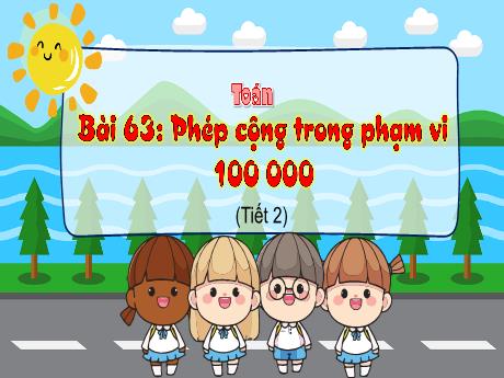 Bài giảng Toán 3 (Kết nối tri thức) - Bài 63: Phép cộng trong phạm vi 100 000 (Tiết 2) - Năm học 2022-2023 - Trần Thị Hồng Hạnh