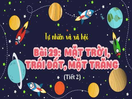 Bài giảng Tự nhiên xã hội 3 (Kết nối tri thức) - Bài 29: Mặt trời, trái đất, mặt trăng (Tiết 2) - Năm học 2023-2024 - Bạch Thị Hải Yến