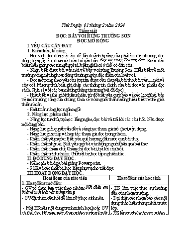 Giáo án Tiếng Việt + Toán 3 (Kết nối tri thức) - Tuần 22 - Năm học 2023-2024 - Hoàng Thị Dung